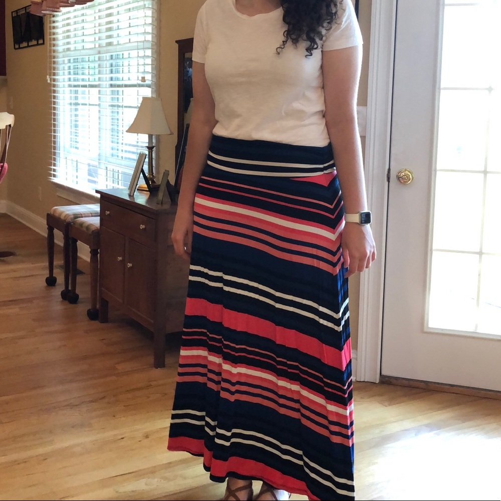 Target Striped Maxi Skirt